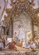 Giovanni Battista Tiepolo The Marriage of the emperor Frederick Barbarosa and Beatrice of Burgundy oil on canvas